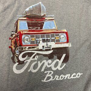 Ford Bronco Men’s Small Graphic T Shirt Gray NWT